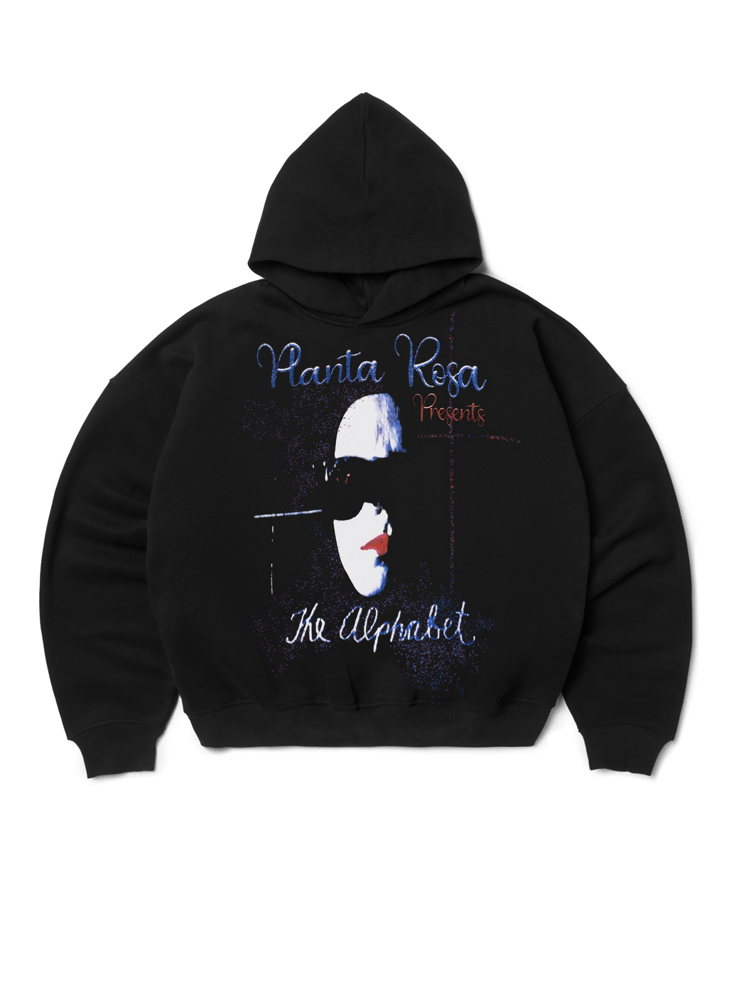 ALPHABET HOODIE 470-BLACK