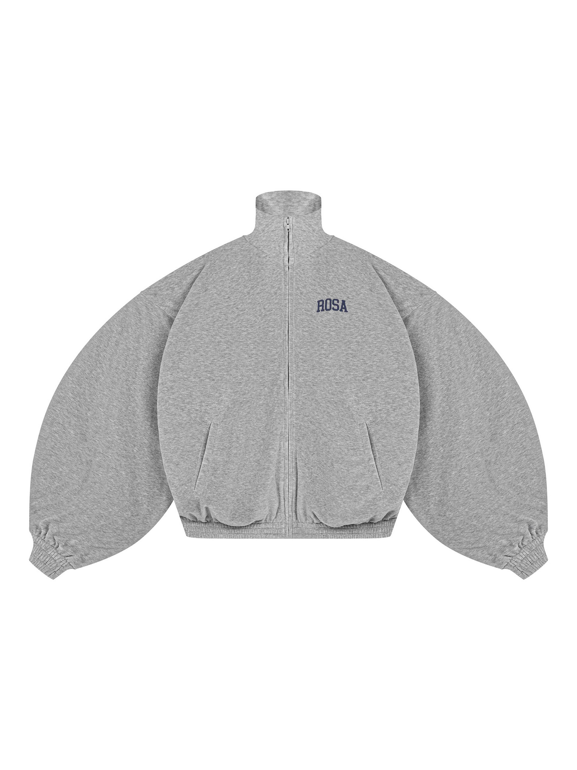 TRACK JACKET ROSA - GREY VELOURS