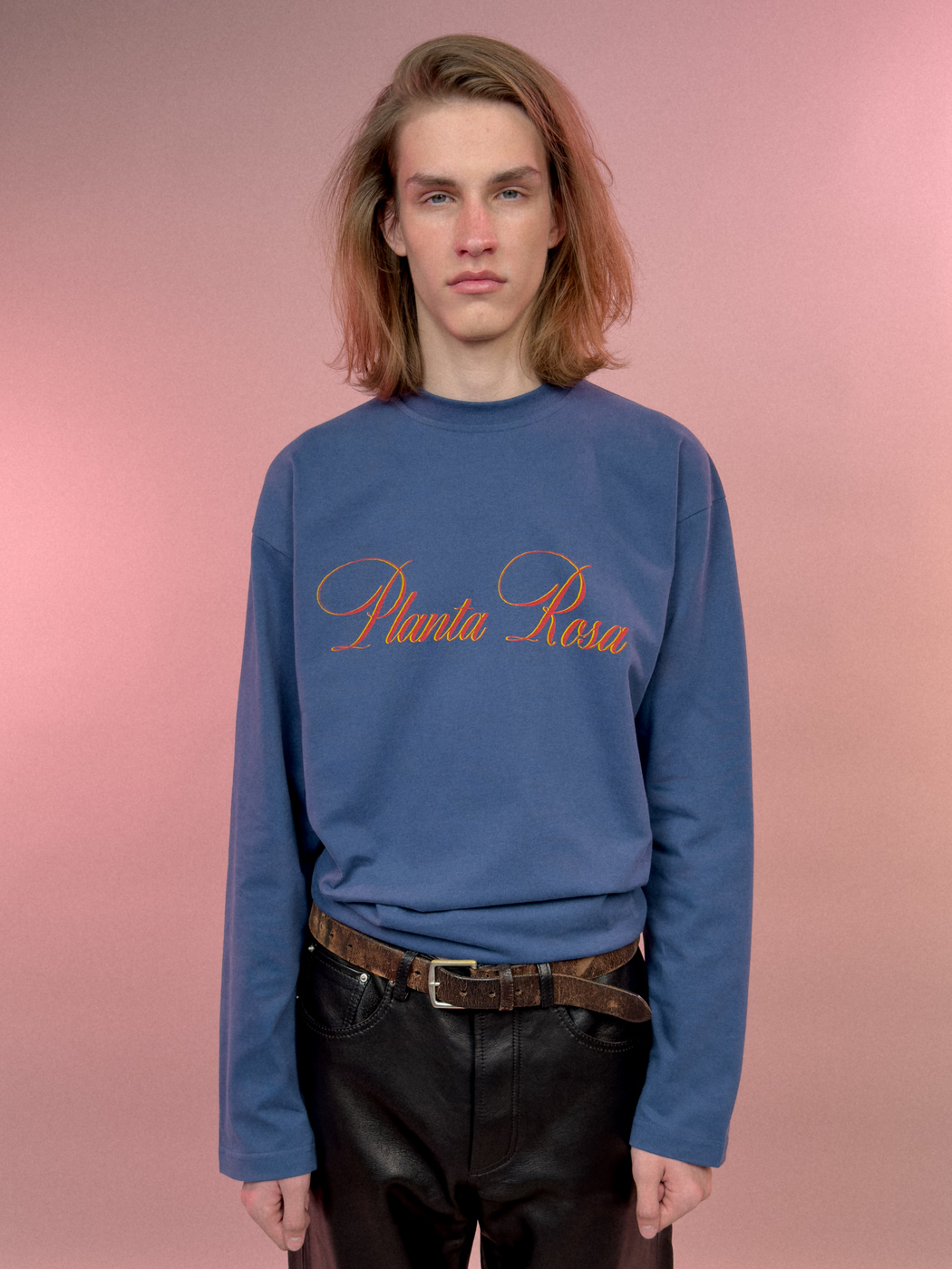 ITALIC-RED LONG SLEEVE