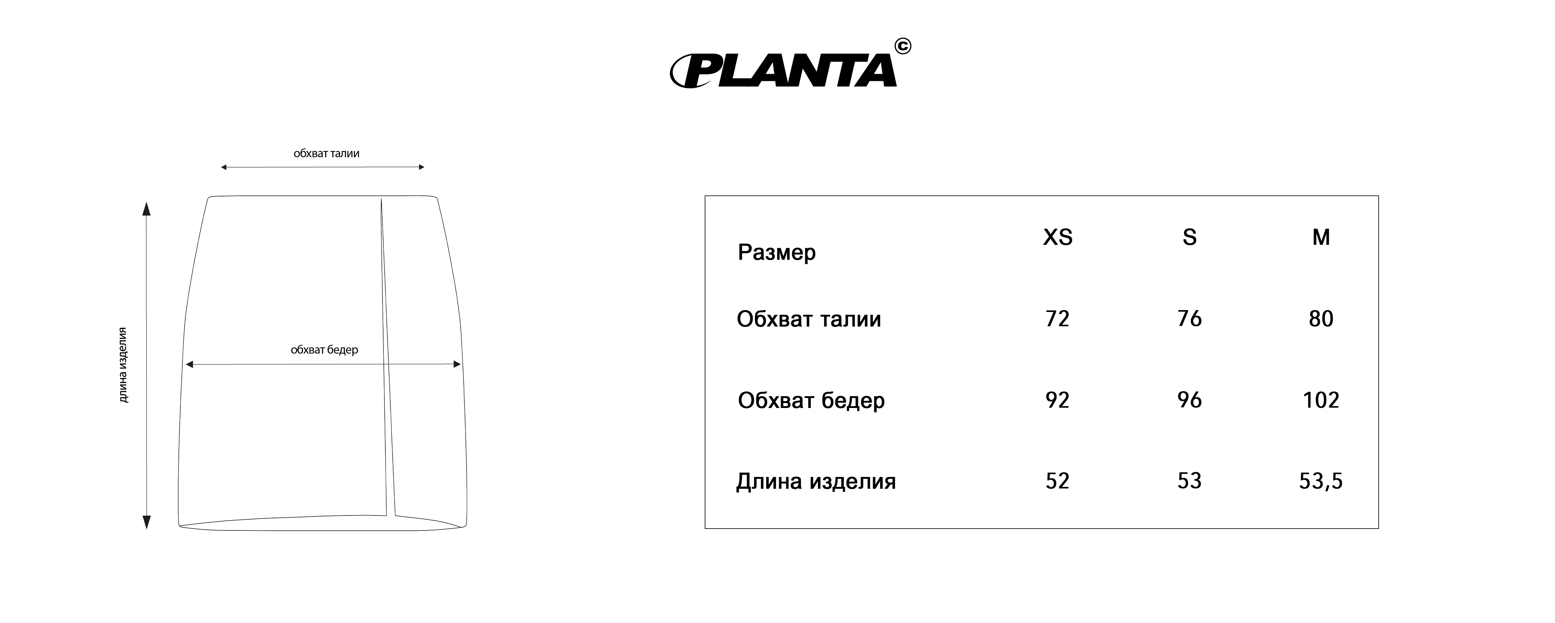 Размерная сетка