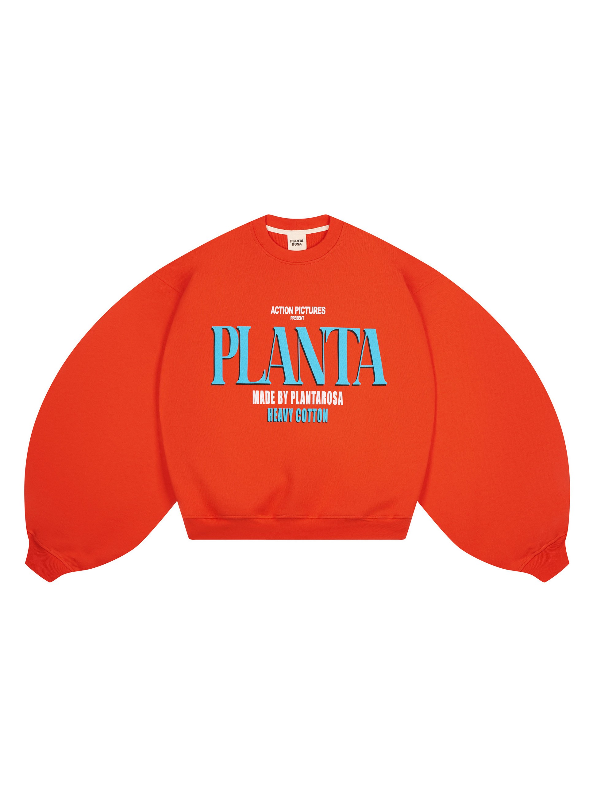 FLAVOR_PLANTA SWEATSHIRT 470 RED TANGERIN