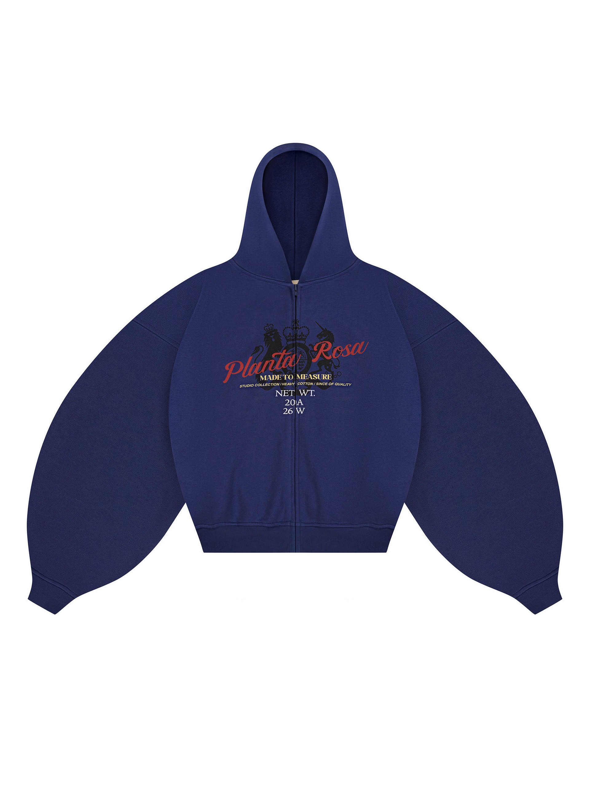 VINTAGE ZIP HOODIE 470-OCEANA