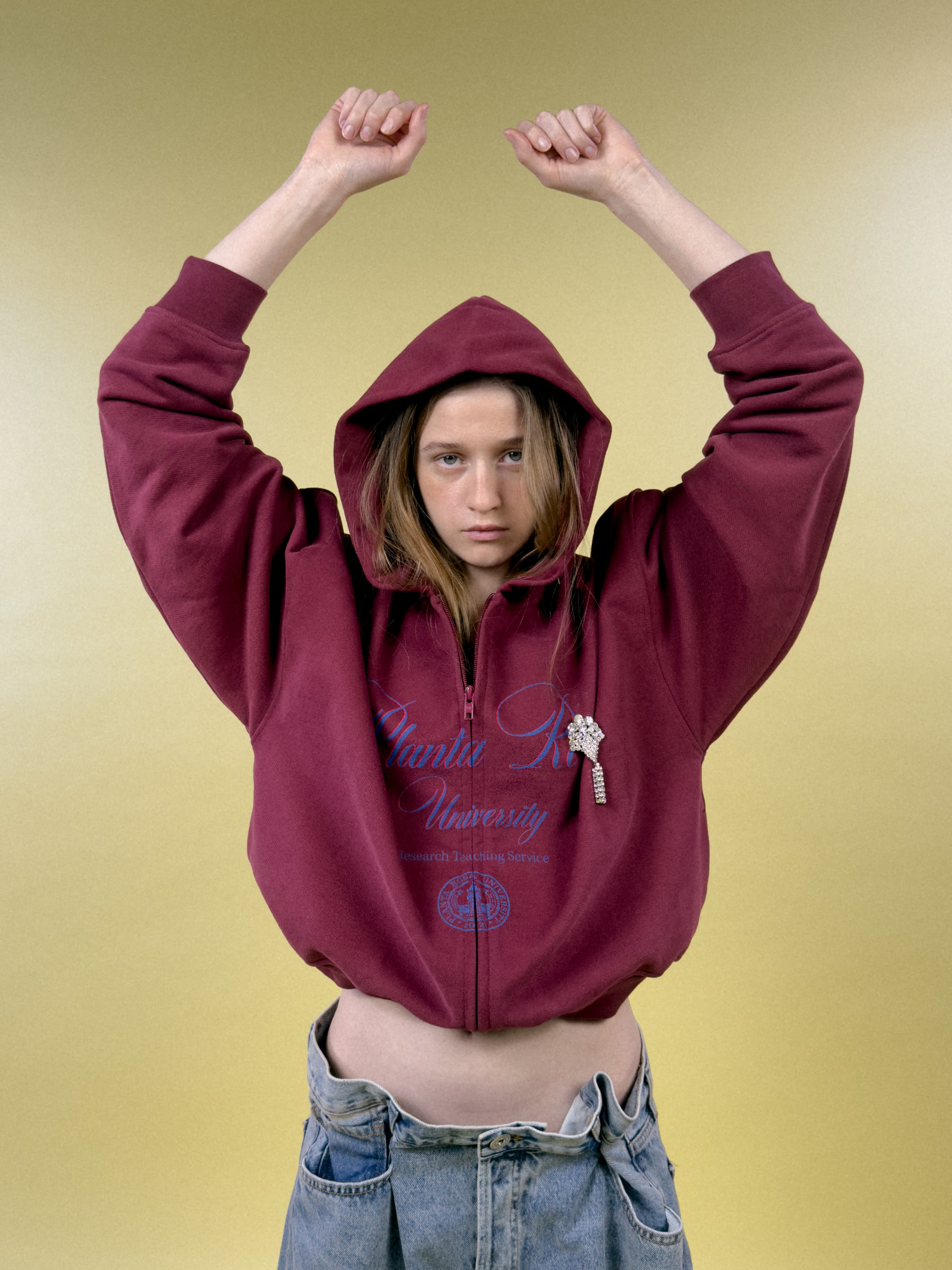 UNIVERSITY ZIP HOODIE