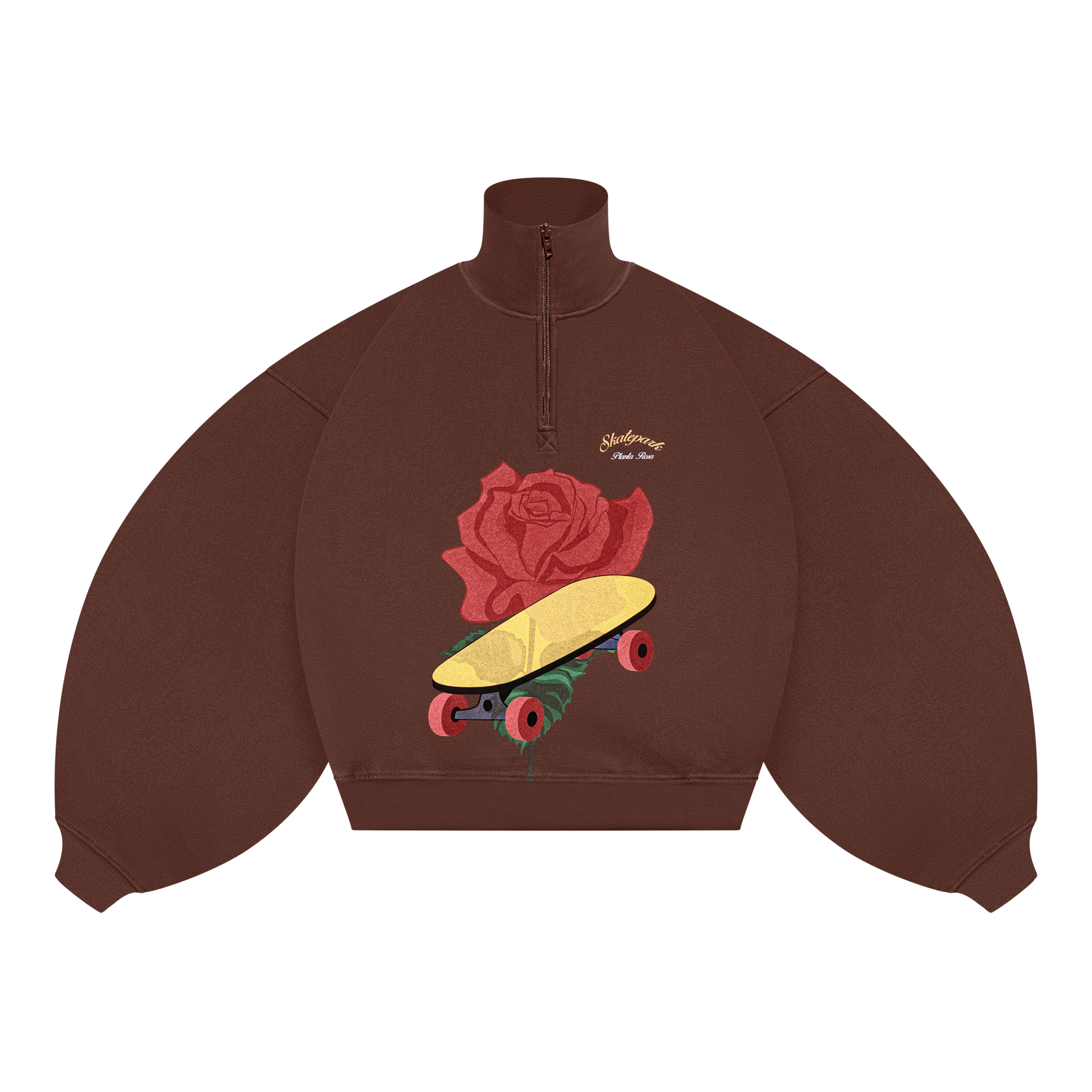 SKATE ROSA ANORAK 370-BROWN VELVET