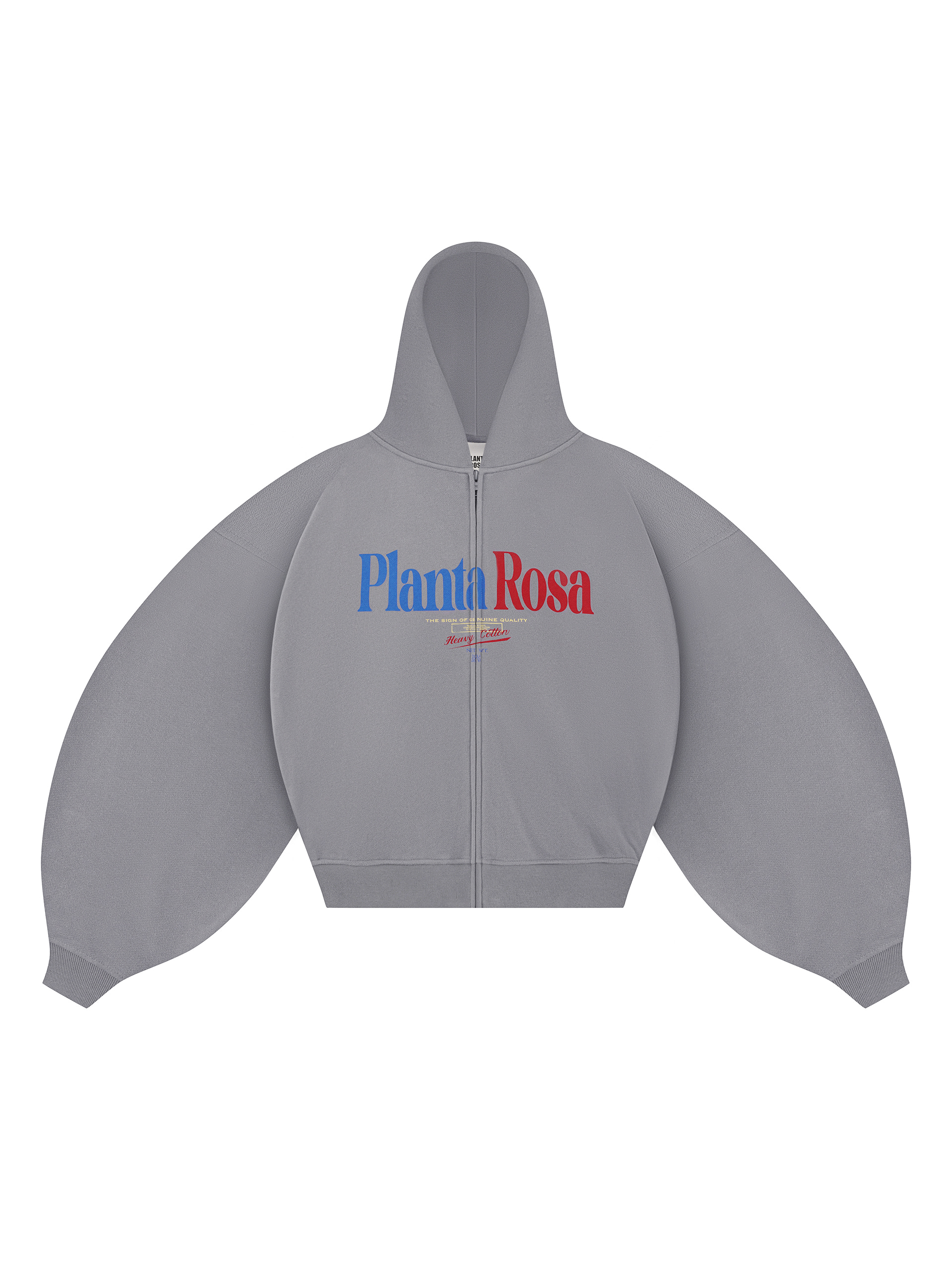 CLASSIC-OPUS ZIP HOODIE 370-DARKGREY  VELVET