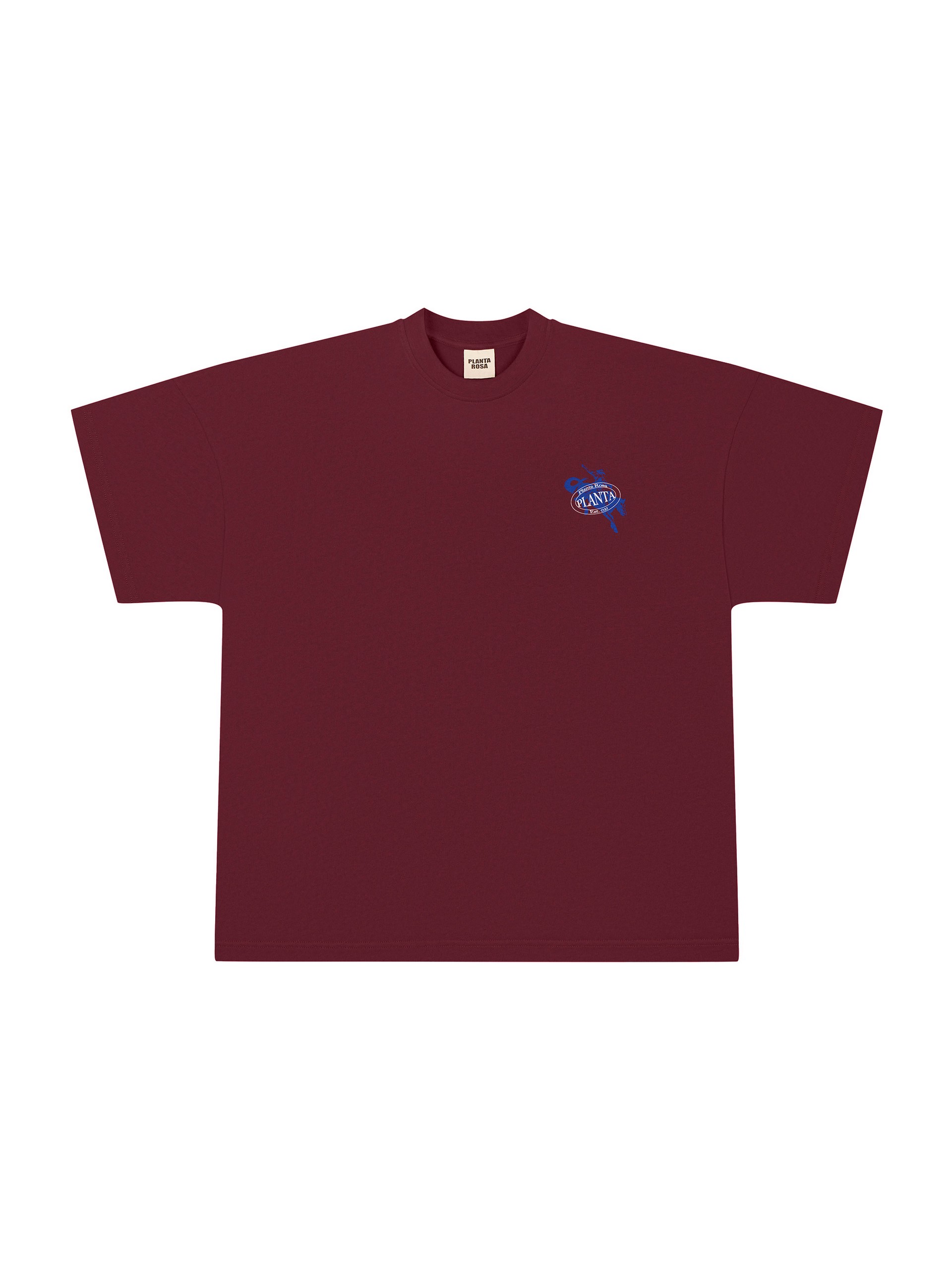 COWBOY-POCKET T-SHIRT 220-WINE VELVET