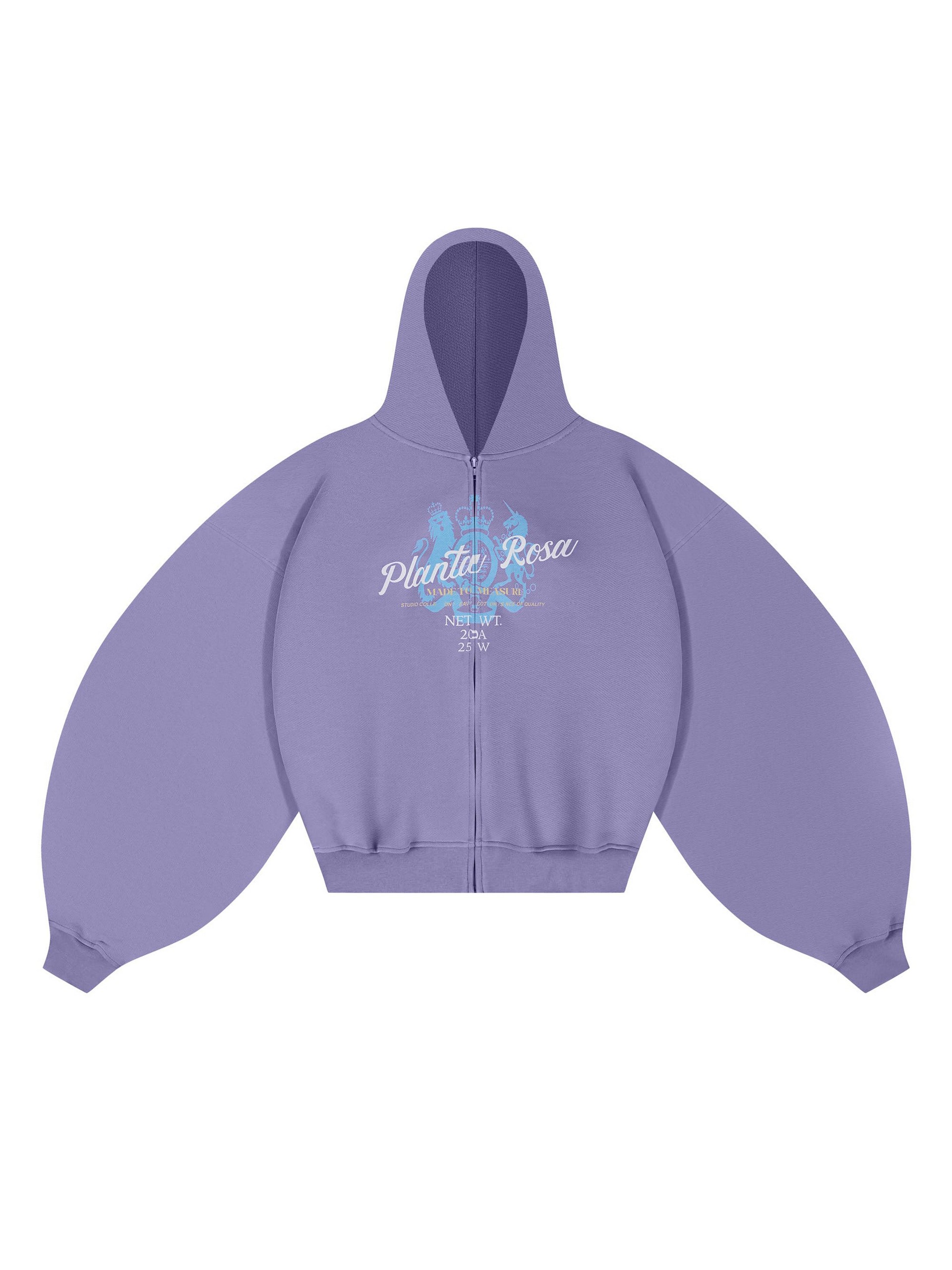 SINGULARITY ZIP HOODIE 470-TULIP VELVET