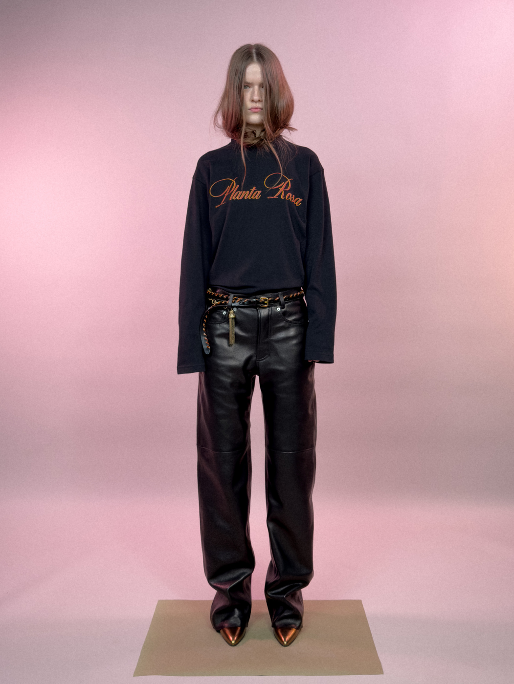 ITALIC RED LONG SLEEVE