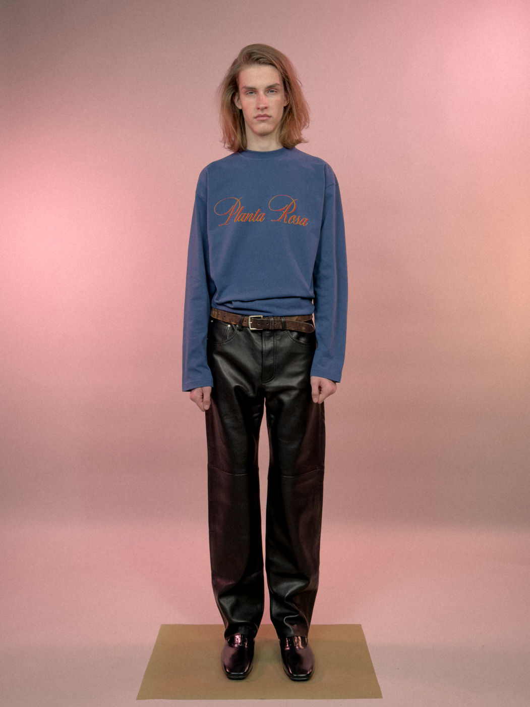 ITALIC-RED LONG SLEEVE