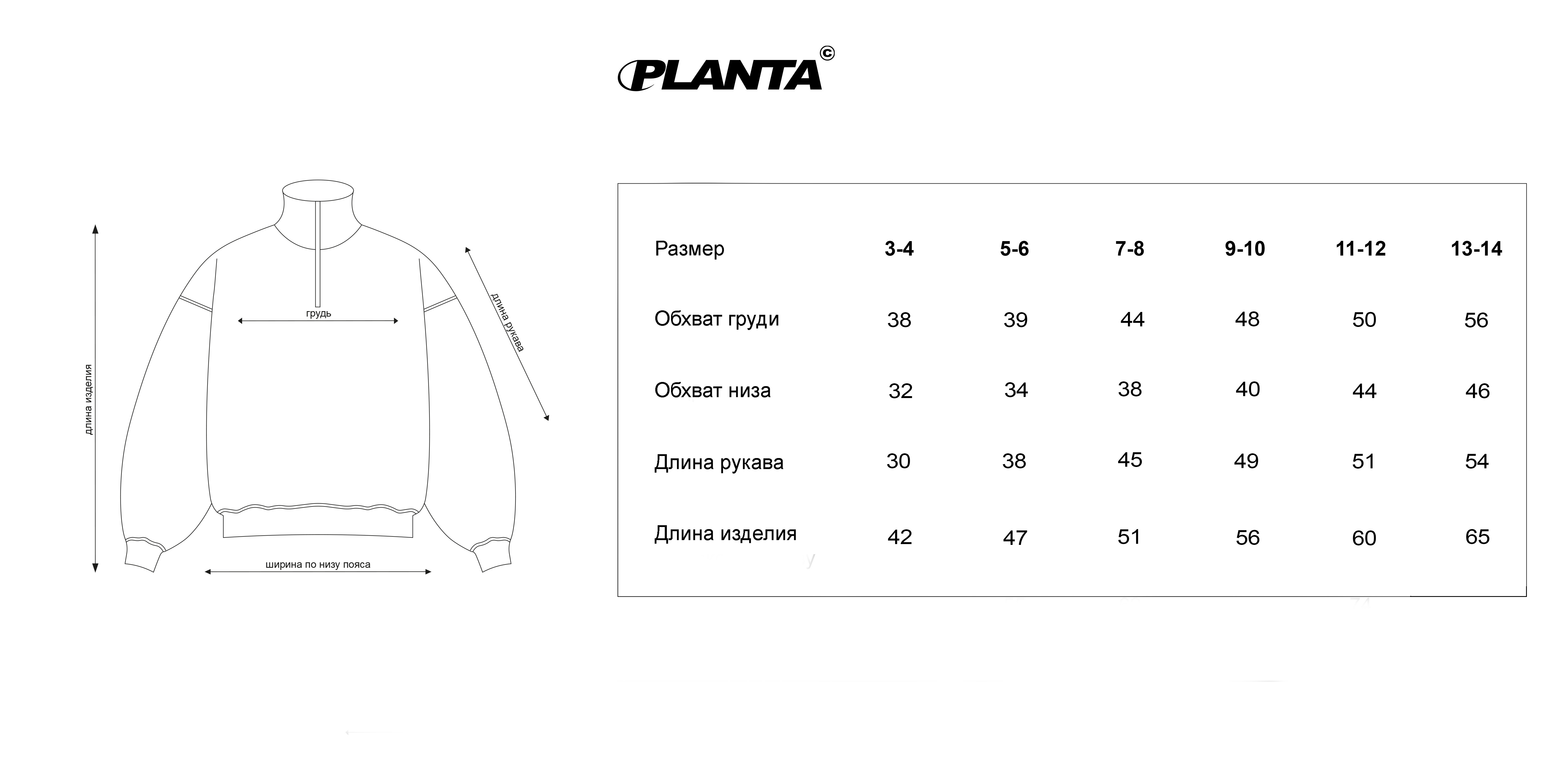 Размерная сетка