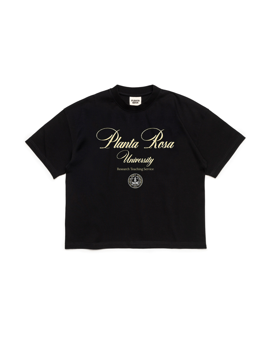 UNIVERSITY T-SHIRT 250-BLACK