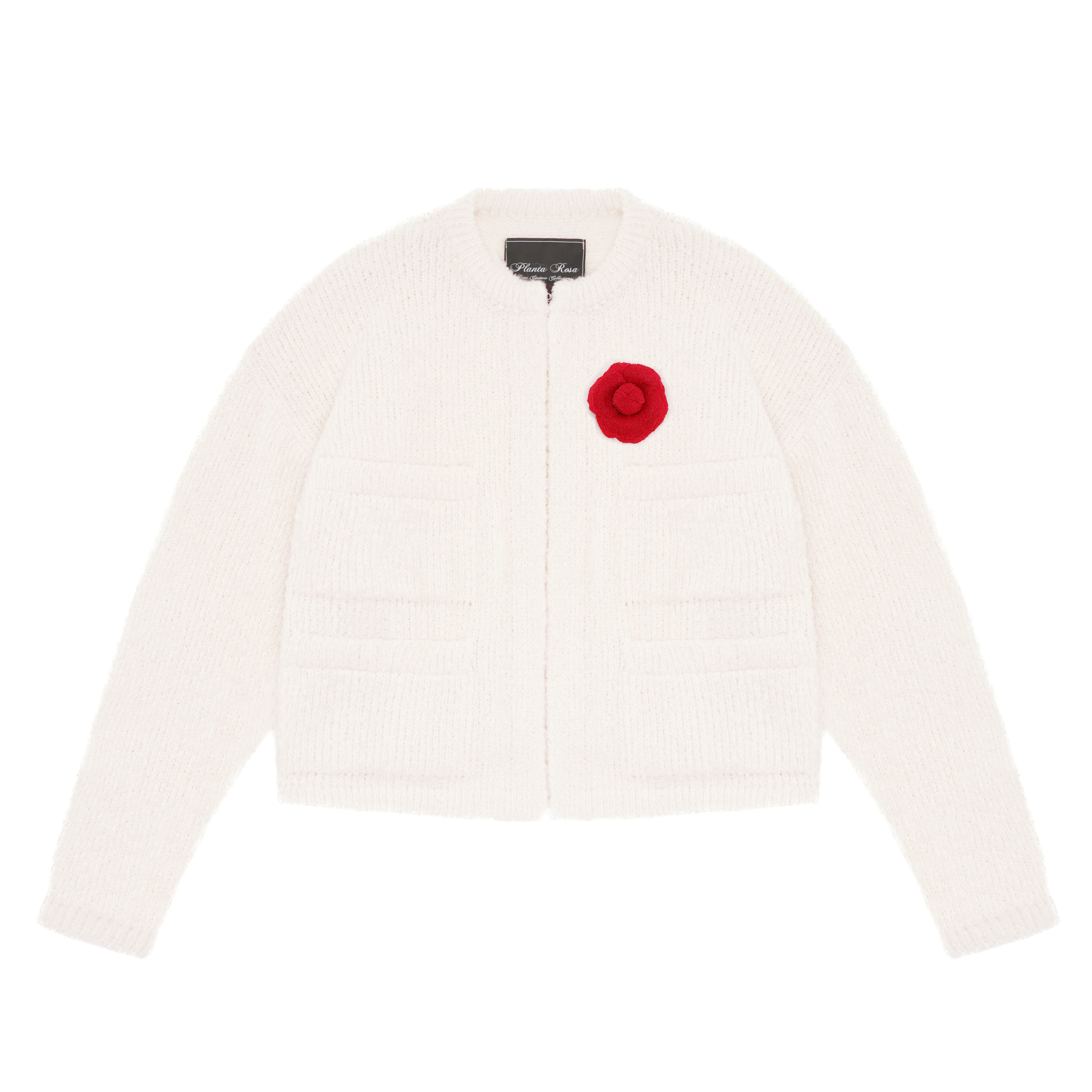 FLOWER CARDIGAN - VANILLA 