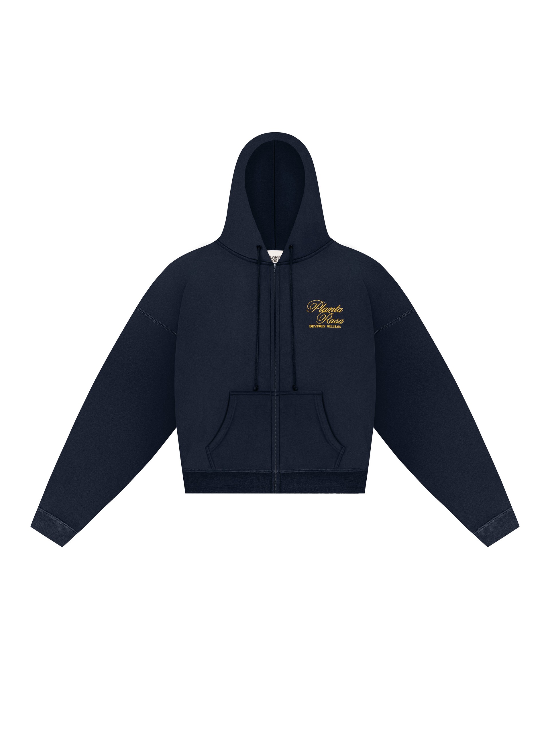 SIGNATURE-CURSIVE ZIP HOODIE 370-PAGEANT VELVET