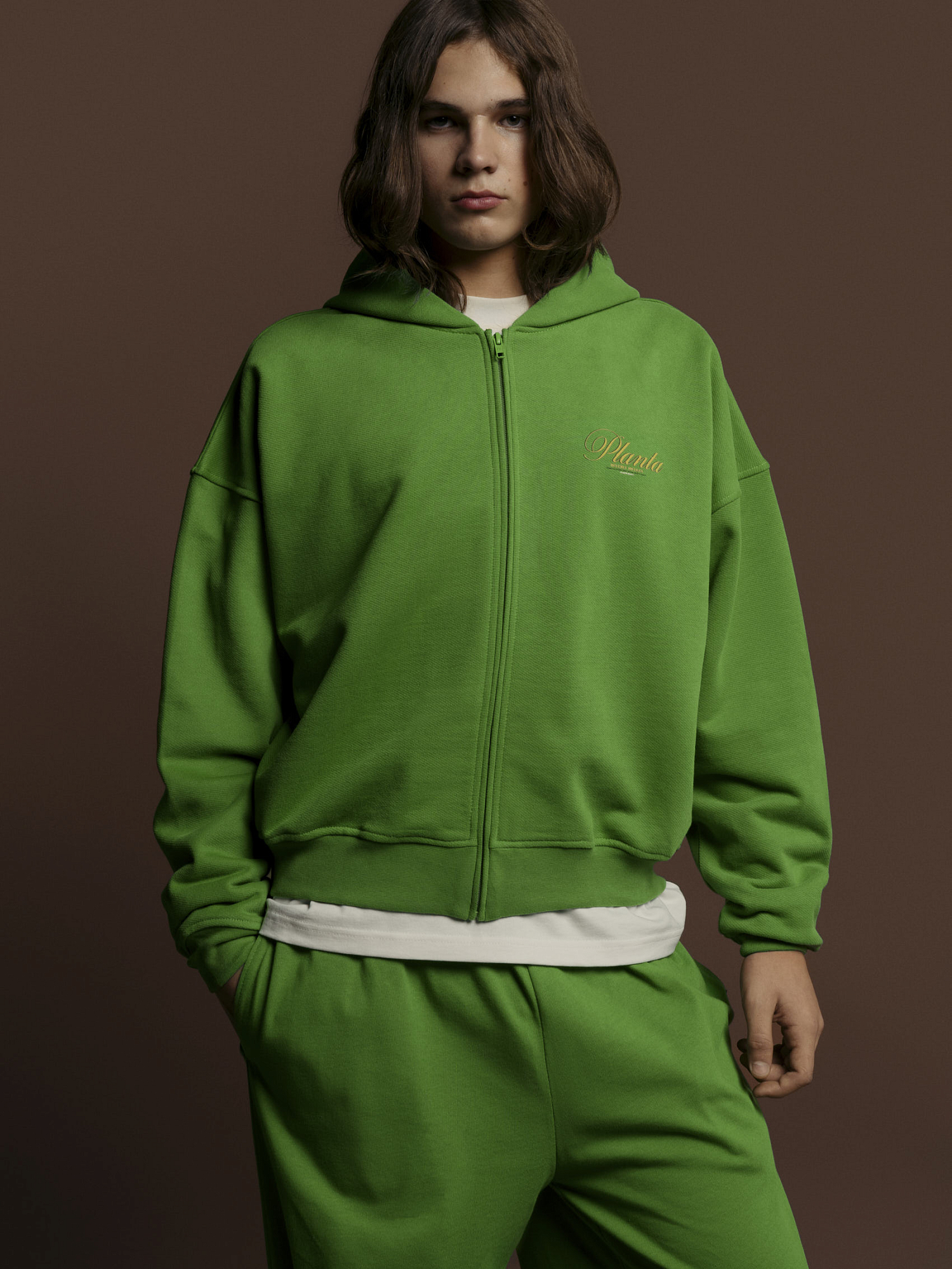 CONCISENESS ZIP HOODIE