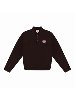 POLO KNITWEAR - BROWN