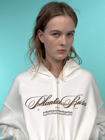 J.S.BACH ZIP HOODIE