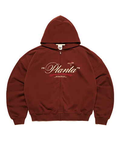 ITALIC-BOLD  ZIP HOODIE