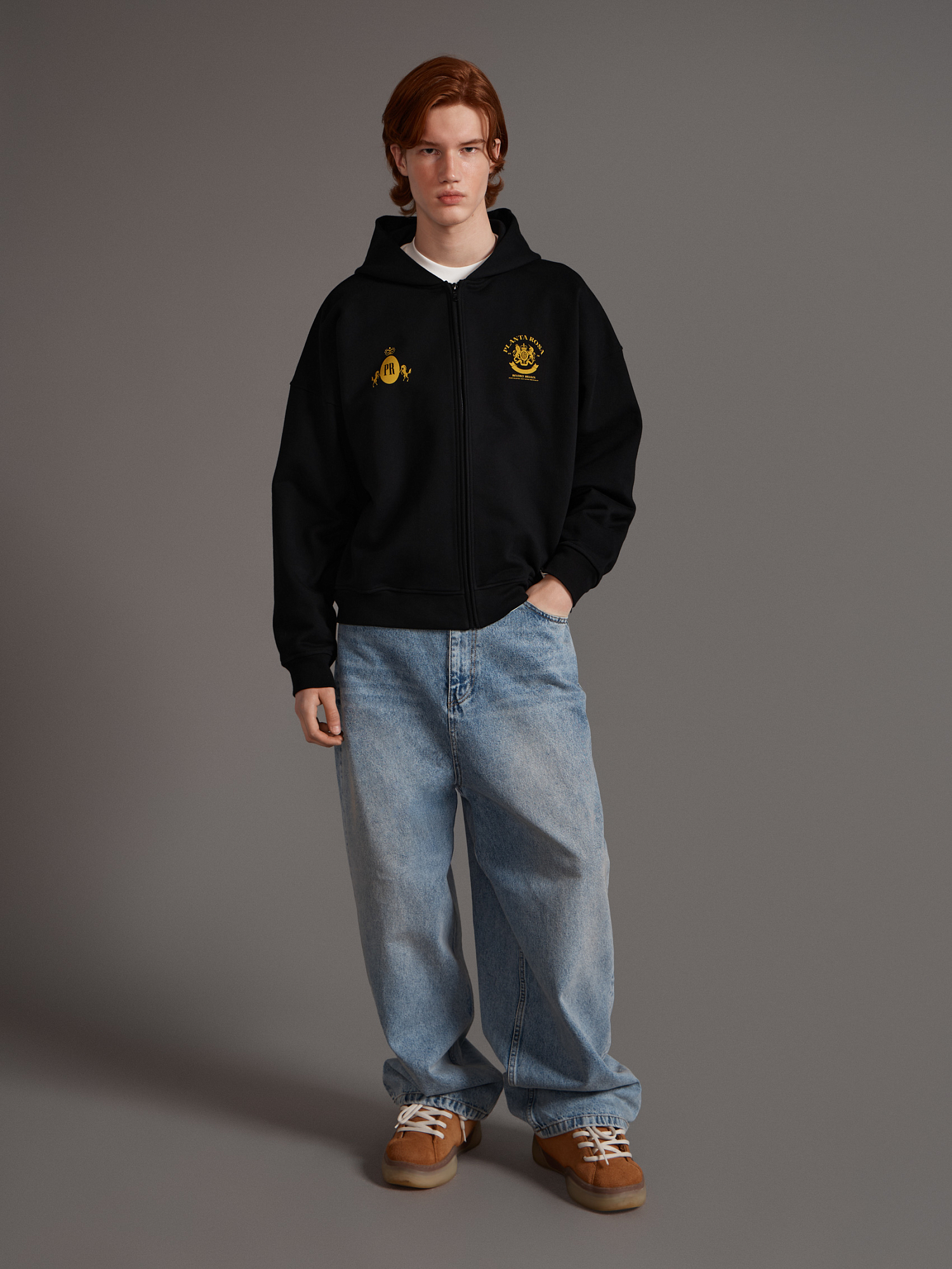 BLAZON ZIP HOODIE